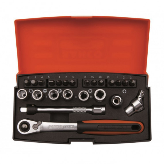 Vasos Bahco 1/4"  SL24 Juego 24 Piezas