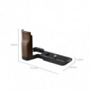 SMALLRIG L-shape Mount Plate With Wooden Handle For Sony ZVE10 II ID 4864