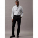 Oxford Stretch Regular Fit Shirt Slate G  CALVIN KLEIN