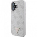 GUESS Funda Rosa con Colgador para Iphone 16