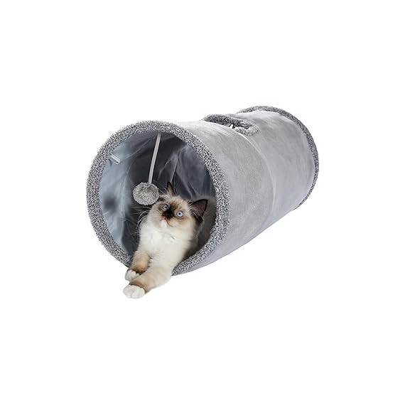 AFP gato tunel Lambswool 25x25x120 cm gris