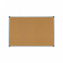 Pizarra de Corcho Natural con Marco de Aluminio 90X120 Cm. Tablón de Anuncios  ROCADA