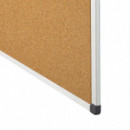 Pizarra de Corcho Natural con Marco de Aluminio 120X180 Cm. Tablón de Anuncios  ROCADA