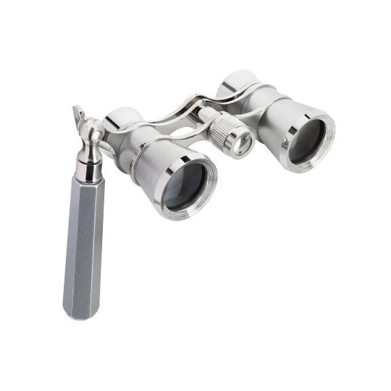 LEVENHUK Broadway 325E Silver Lorgnette Opera Glasses
