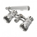 LEVENHUK Broadway 325E Silver Lorgnette Opera Glasses
