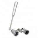LEVENHUK Broadway 325E Silver Lorgnette Opera Glasses