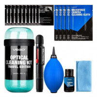 VSGO Kit de Limpieza óptica Edición de Viaje Azul