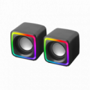 MARS GAMING Altavoces 2.0 Rgb Negro