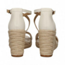 Sandalia con Cuna Esparto Logo Hielo  MICHAEL KORS