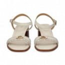 Sandalia con Tacon Esparto Logo Hielo  MICHAEL KORS