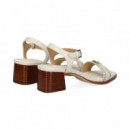 Sandalia con Tacon Esparto Logo Hielo  MICHAEL KORS