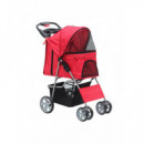PAWISE Cochecito Rojo 68X46X100 Cm