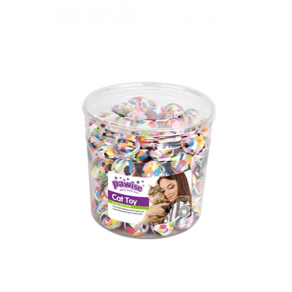 PAWISE Gato Juguete Pelotas Plastico