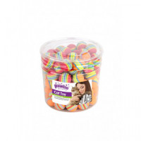 PAWISE Gato Juguete Pelota Arcoiris