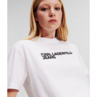 Camiseta con Logotipo de Klj  KARL LAGERFELD