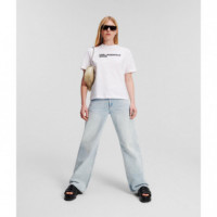 Camiseta con Logotipo de Klj  KARL LAGERFELD