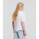 Camiseta con Logotipo de Klj  KARL LAGERFELD