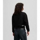 Sudadera con el Logotipo de Klj Black  KARL LAGERFELD