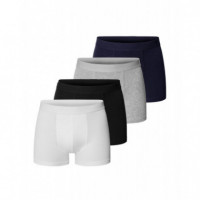 Ropa Interior Pack 4 Calzoncillos BREAD & BOXERS  Boxer Brief mixed