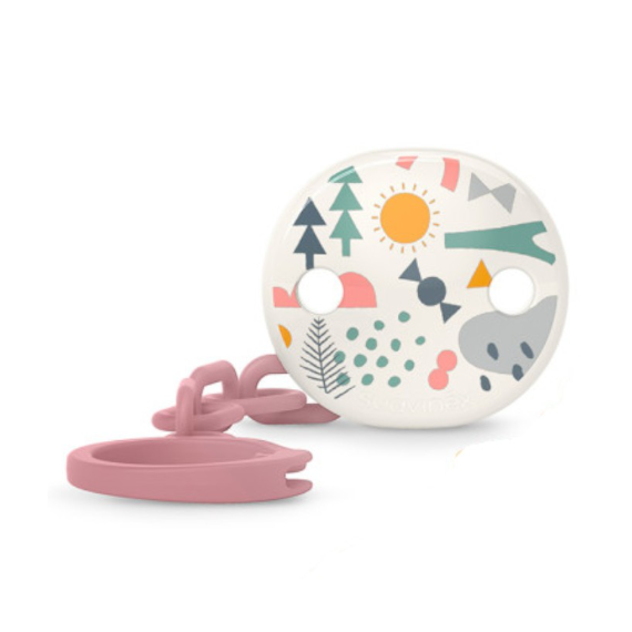 SUAVINEX Broche Pinza Cadenita Ovalada Bosque