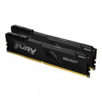 Hyperx Fury Beast 32GB (2X16GB) 3200MHZ CL16 DDR4 Negra  KINGSTON