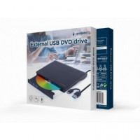 Unidad de DVD GEMBIRD USB Externa Negra