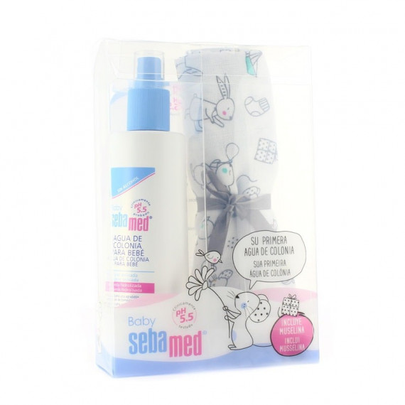 SEBAMED Baby Pack Agua de Colonia 250ML + Muselina