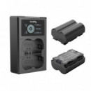 SMALLRIG Cargador Dual +2 Baterías W235 Id 3822