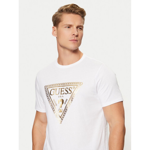 Ss Bsc Chain Tri Log Pure White  GUESS