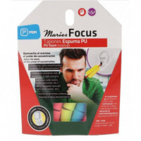 Tapones Maries Oidos Espuma Focus 10 Unidades  PRIM