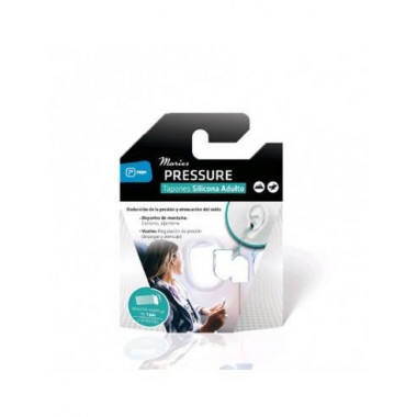MARIES TAPONES PRESSURE SILICONA VIAJES 2UDS