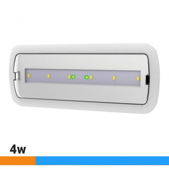 Luz Led Emergencia Empotrable/superficie AIRMEC 4W 250 Lumens