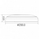 Plafon Led Emergencia Superficie 28CM AIRMEC 20W 2.000 Lumens