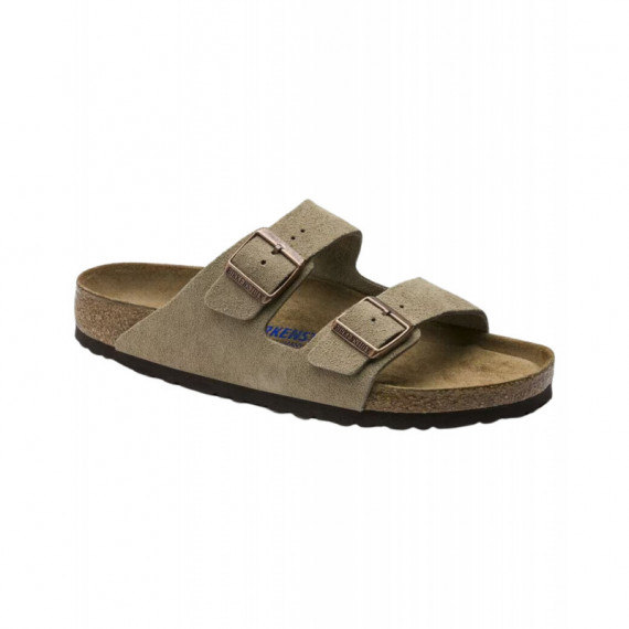 Calzado Sandalias BIRKENSTOCK Arizona Plantilla Blanda ante Taupe