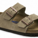 Calzado Sandalias BIRKENSTOCK Arizona Plantilla Blanda ante Taupe