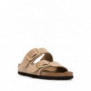 BIRKENSTOCK - Arizona Big Buckle Lenb - Sandcastle - 1024064/SANDCASTLE