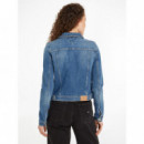 Vivianne Skn Jacket CH8132 Denim Medium  TOMMY JEANS