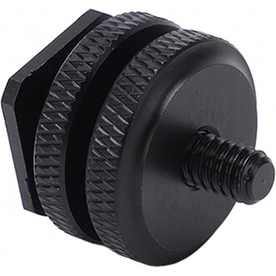 ULTRAPIX Adaptador de Zapata de Flash con Doble Tornillo de 1/4