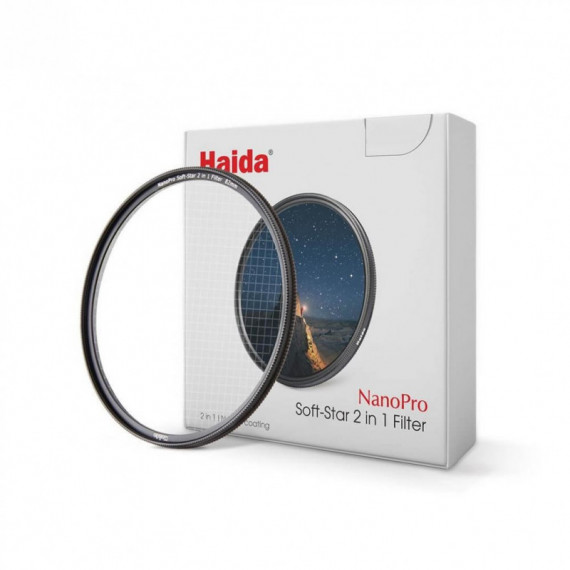 Filtro HAIDA Nanopro Soft-star 2 en 1 77MM