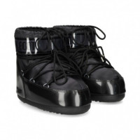 Botin Presky Saten Negro  MOON BOOT