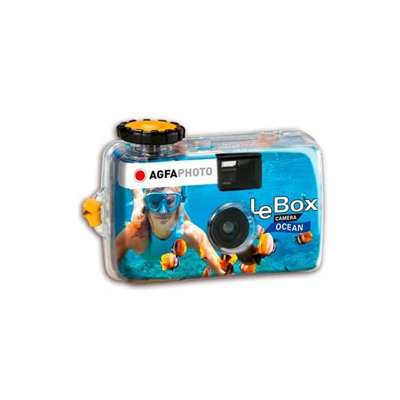 AGFAPHOTO Camara Desechable Sumergible 27 Fotos Lebox Ocean