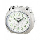 CASIO Reloj Despertador TQ-369-7EF Blanco