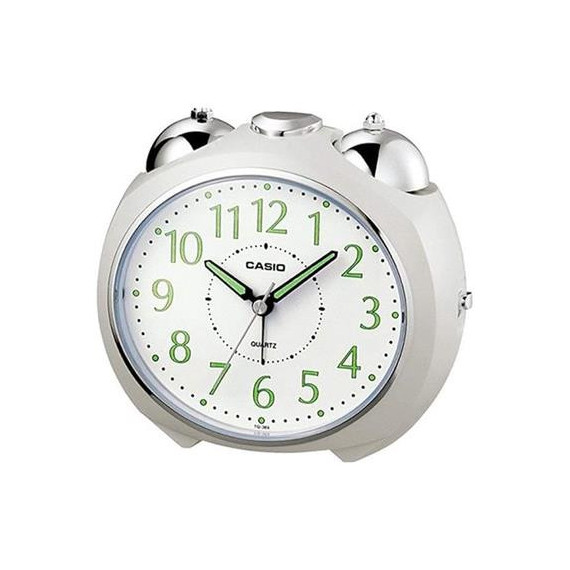 CASIO Reloj Despertador TQ-369-7EF Blanco
