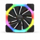 Ventilador NOX S-fan 12 Cm Negro