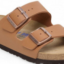 Calzado Sandalias BIRKENSTOCK Arizona Plantilla Blanda Birko-flor Ginger Brown