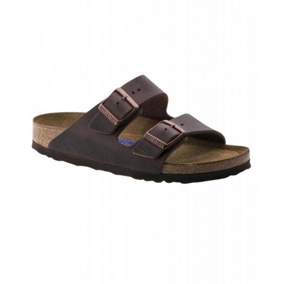 Calzado Sandalias BIRKENSTOCK Arizona Plantilla Blanda Cuero Engrasado Habana