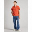 PEPE JEANS Polo New Oliver Naranja PM542099-165