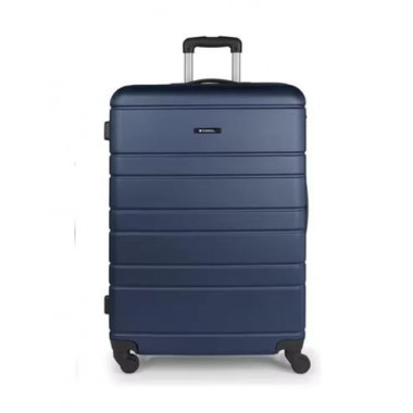 GABOL Maleta Viaje Grande con 4 Ruedas Zero Azul Oscuro 75X51X34 Cm