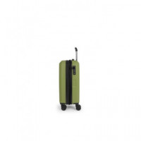 GABOL Trolley Maleta de Mano Pequeño con 4 Ruedas Montreal Verde 54X39X20 Cm