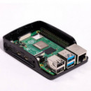 Caja para Raspberry Oficial Pi 4,  Negro/gris Raspberry  RASPBERRY PI